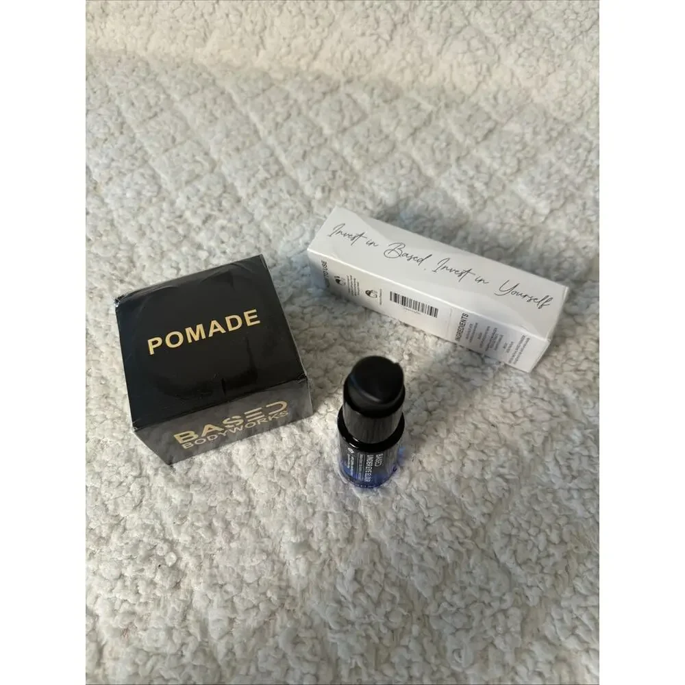 Based Body Works Textured Powder + Pomade + Under Eye Elixir 15ml Restores